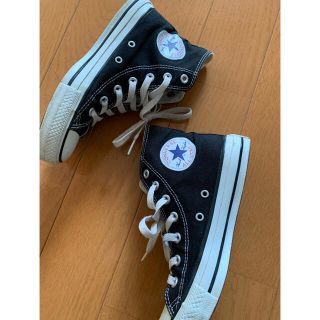 コンバース(CONVERSE)のコンバースハイカット　黒　24cm(スニーカー)