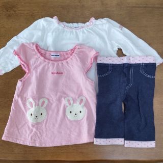 ミキハウス(mikihouse)の子供服70～80cm　ミキハウス　(シャツ/カットソー)