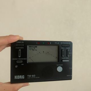 コルグ(KORG)の KORG TM-60 BK チューナーメトロノーム 【コルグ】(その他)