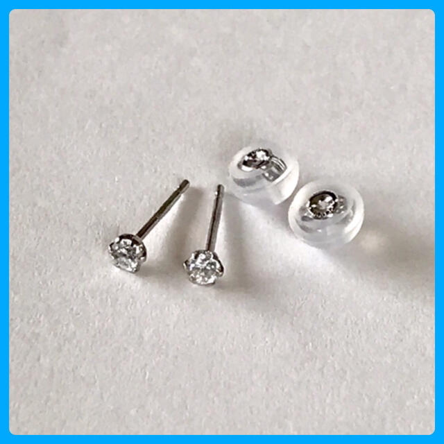 ダイヤモンドピアス プラチナピアス スタッド 0.12ct