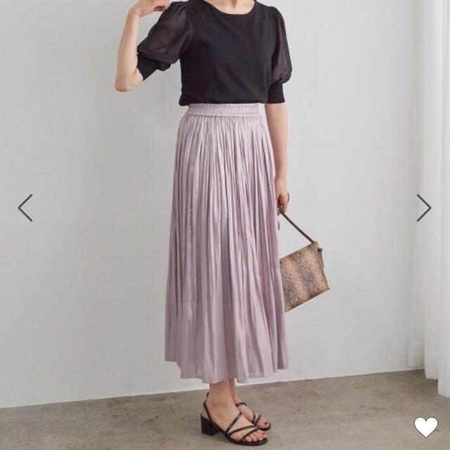 ViS(ヴィス)のシャイニースカート レディースのスカート(ロングスカート)の商品写真