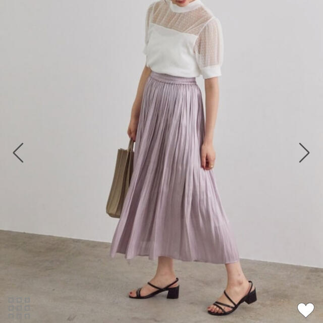 ViS(ヴィス)のシャイニースカート レディースのスカート(ロングスカート)の商品写真