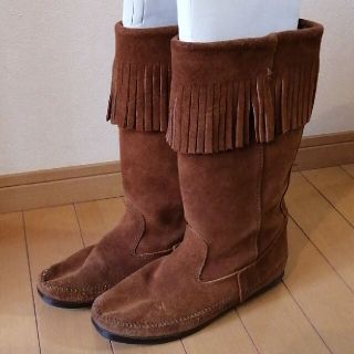 ミネトンカ(Minnetonka)のMINNETONKA　モカシン　ブーツ　モカ(ブーツ)