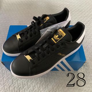 アディダス(adidas)のアディダス　スタンスミス　ブラック　ゴールド　28(スニーカー)