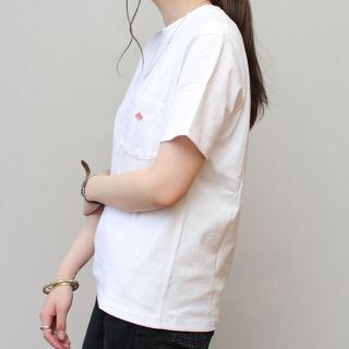 DANTON ダントン  LOGO TEE Tシャツ　36 M相当　ホワイト