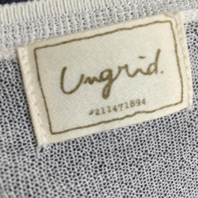 Ungrid(アングリッド)のドルマンシースルーニットカーデ レディースのトップス(カーディガン)の商品写真