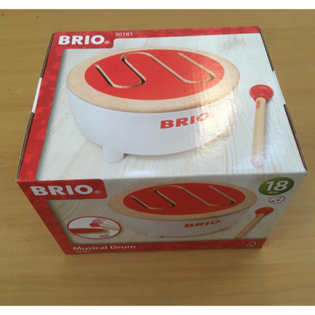 BRIO(ブリオ)のBRIO ミュージックドラム(外箱付き) キッズ/ベビー/マタニティのおもちゃ(楽器のおもちゃ)の商品写真