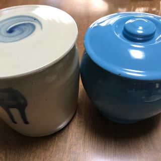 漬け物入れ　壺2セット(容器)