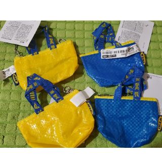 イケア(IKEA)の新品　IKEA イケア KNLIGクノーリグ バッグ ミニキーホルダー4個セット(エコバッグ)