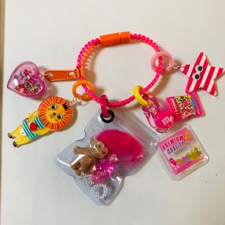 お値下げ　ジャラジャラキーホルダー♡トロール人形　No.015   (キーホルダー/ストラップ)