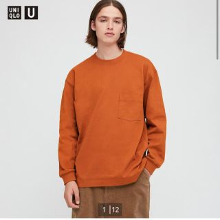 ユニクロ オレンジ メンズのtシャツ カットソー 長袖 の通販 41点 Uniqloのメンズを買うならラクマ
