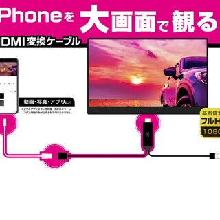 カシムラ(Kashimura)のカシムラ　iPhone専用HDMI変換ケーブル(映像用ケーブル)
