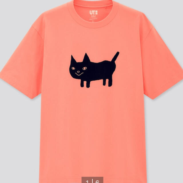 UNIQLO(ユニクロ)の米津玄師　UNIQLO  半袖Tシャツ　Lサイズ　ユニクロ　ネコ メンズのトップス(Tシャツ/カットソー(半袖/袖なし))の商品写真