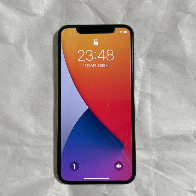 iPhone X 256GB シルバー SIMフリー MQC22J/Aスマートフォン本体