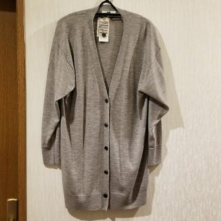 ユニクロ(UNIQLO)のユニクロ　エクストラファインメリノVネックロングカーディガン(カーディガン)