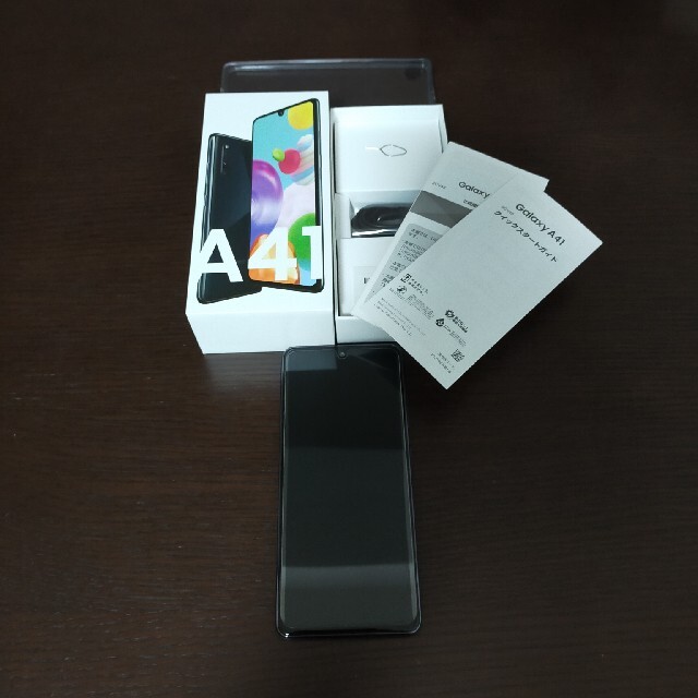 Galaxy A41 ブラック 64GB GB au