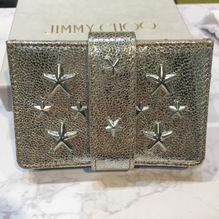 専用★ジミーチュウ アコーディオン式カードケース ティギー シルバー