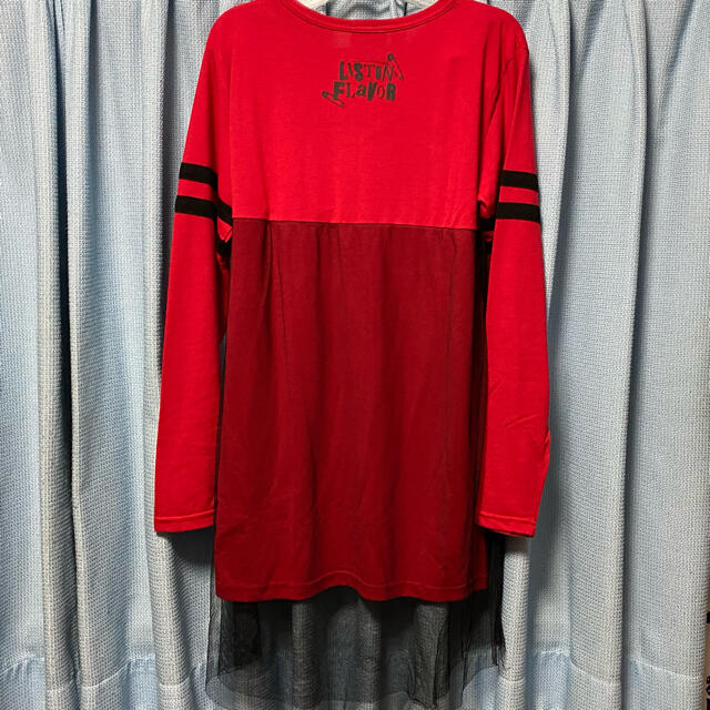 LISTEN FLAVOR(リッスンフレーバー)のリッスンフレーバー ロングTシャツ レディースのトップス(Tシャツ(長袖/七分))の商品写真