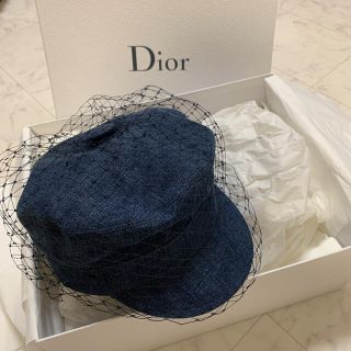 クリスチャンディオール(Christian Dior)の【美品】ディオール  キャスケット　57(キャスケット)