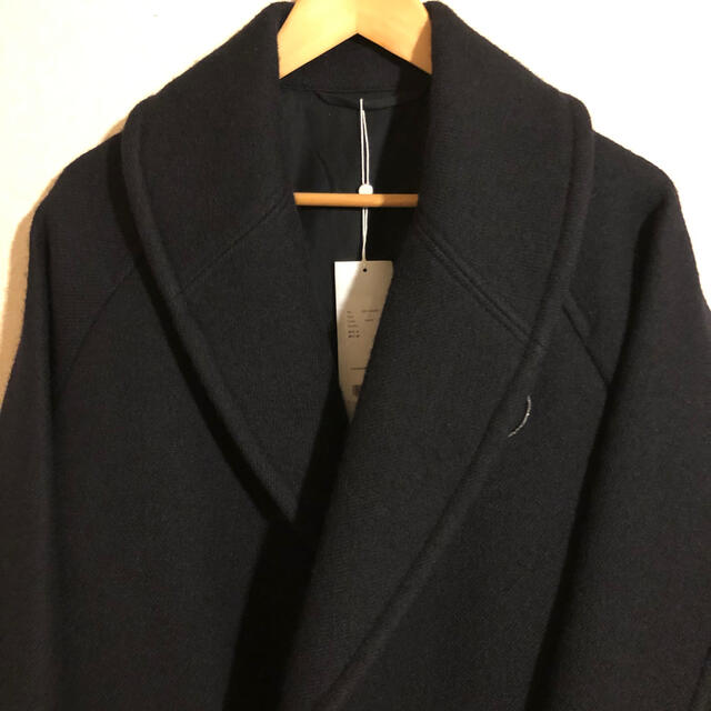 COMOLI(コモリ)のCOMOLI 新品 19aw ウールショールカラーコート Size2 メンズのジャケット/アウター(トレンチコート)の商品写真