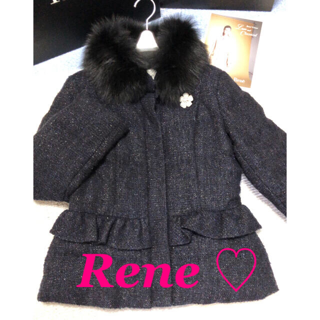 René - 美品✨ルネRene コート❤️SALE【フォックスツイードショート