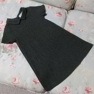 ザラキッズ(ZARA KIDS)の美品 Zara Kids collection ワンピース ヘリンボーン 110(ワンピース)