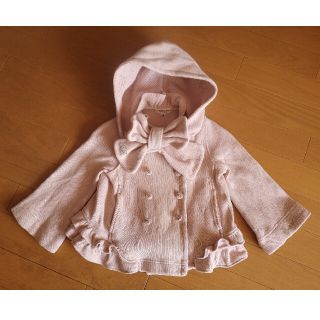 ジルスチュアート(JILLSTUART)の【専用】JILLSTUART♡フード付 フリルコート 100(コート)