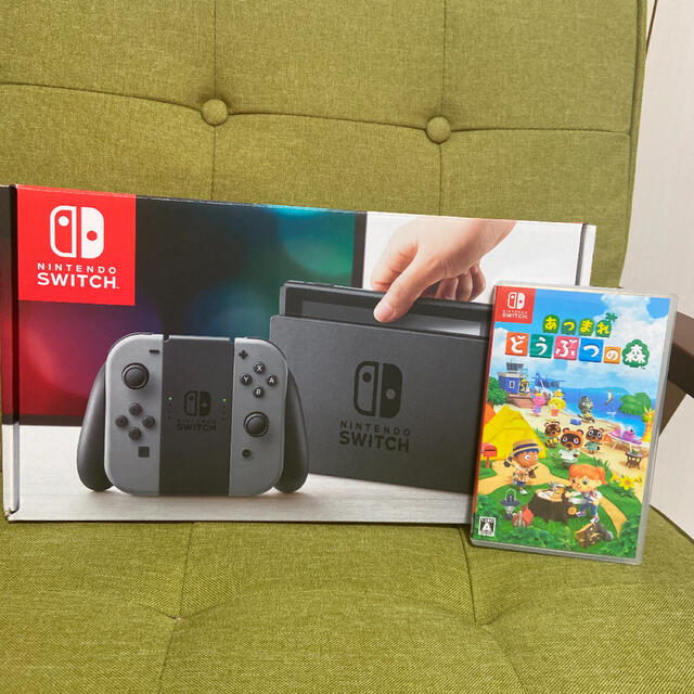 Nintendo Switch JOY-CON グレー 本体  HAC-S-KA