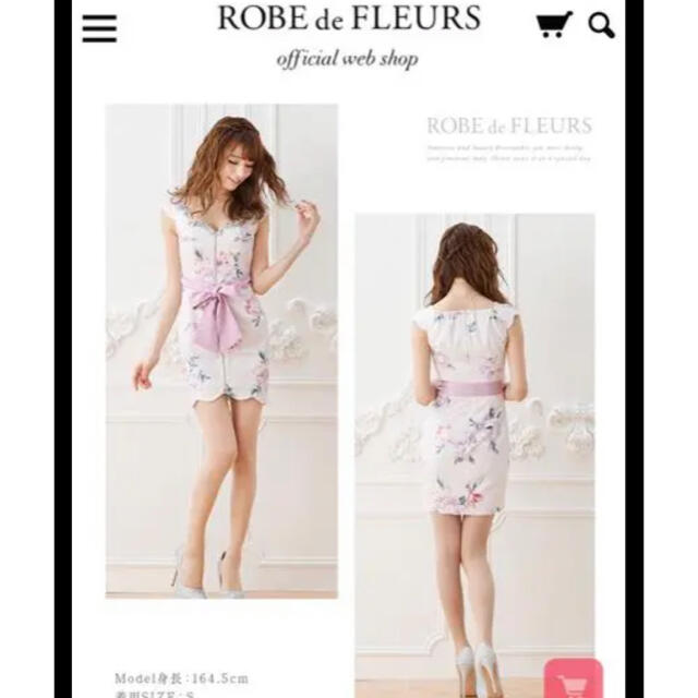 ROBE(ローブ)のローブドフルール ♡フラワードレス レディースのフォーマル/ドレス(その他ドレス)の商品写真