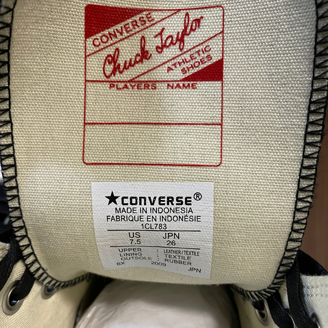 N.HOOLYWOOD(エヌハリウッド)の送料無料新品N.HOOLYWOOD×CONVERSE ADDICT  26 メンズの靴/シューズ(スニーカー)の商品写真