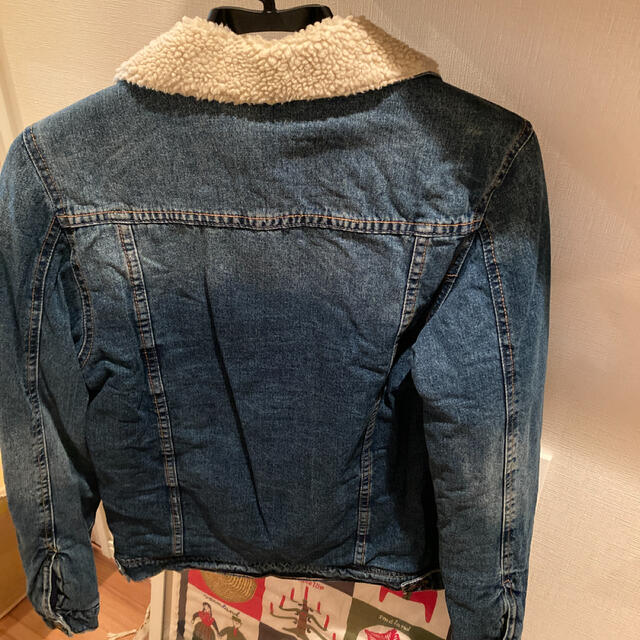 ZARA KIDS(ザラキッズ)の【クリーニング済】ZARA boys ボア付きデニムジャケット Gジャン 164 キッズ/ベビー/マタニティのキッズ服男の子用(90cm~)(ジャケット/上着)の商品写真