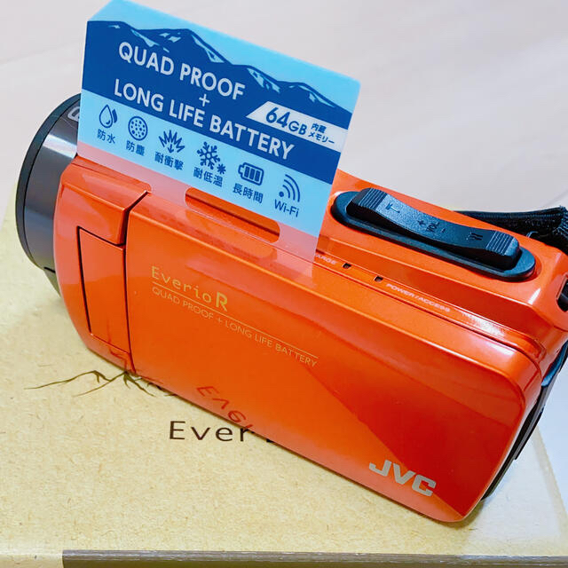 Victor(ビクター)の新品　JVC Everio R GZ-RX690 ビデオカメラ　ビクター スマホ/家電/カメラのカメラ(ビデオカメラ)の商品写真