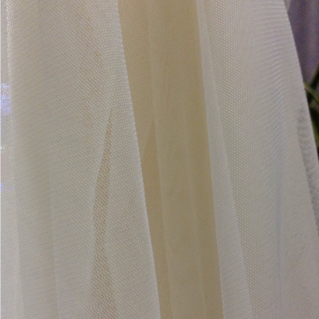 シフォン素材のロンスカ〈白〉 レディースのスカート(ロングスカート)の商品写真