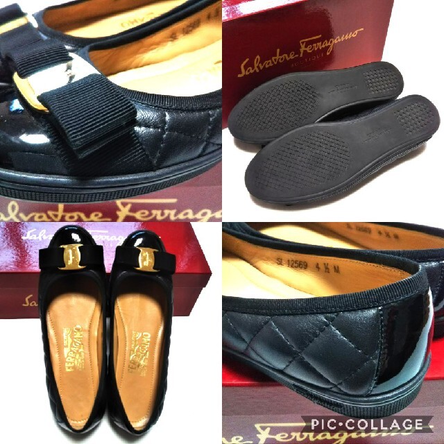 Salvatore Ferragamo(サルヴァトーレフェラガモ)の超美品 Ferragamo Rufina  キルティング レディースの靴/シューズ(ハイヒール/パンプス)の商品写真