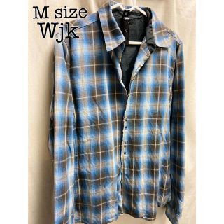 ダブルジェーケー(wjk)のwjk  men’s チェックシャツ　ネルシャツ　美品(シャツ)