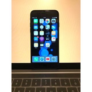 アイフォーン(iPhone)のiPhone7 128G ブラック SIMフリー 本体のみ おまけ付き(スマートフォン本体)