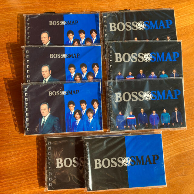 【値下げ❗️】BOSS  SMAPオリジナルリングノート　8冊セット　新品未使用