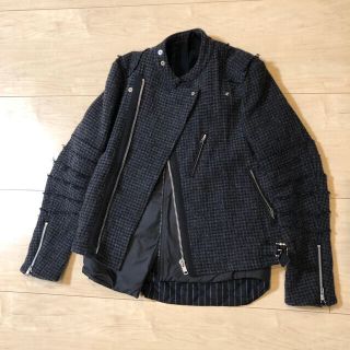 サカイ(sacai)のsacai14awウールライダース(ライダースジャケット)