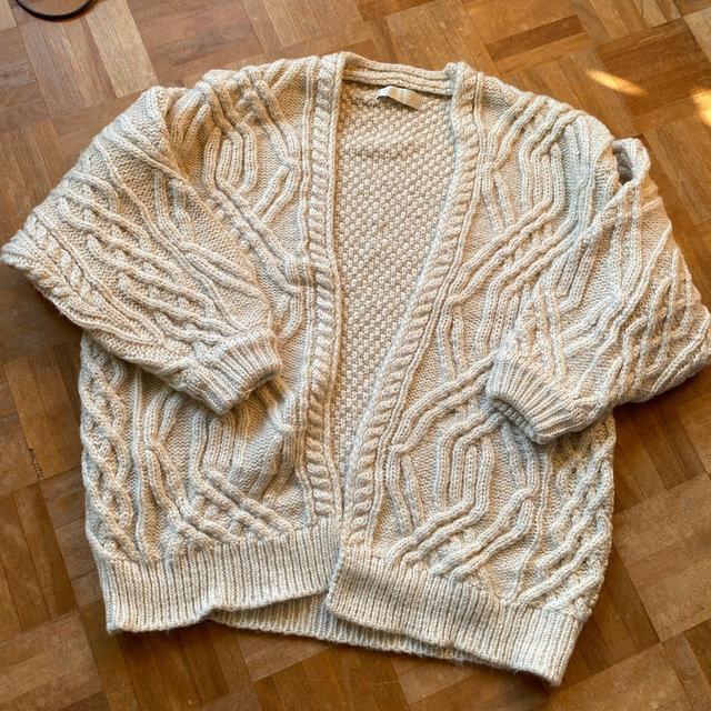 RandomThickCableMidiLength Knit Cardigan レディースのトップス(カーディガン)の商品写真