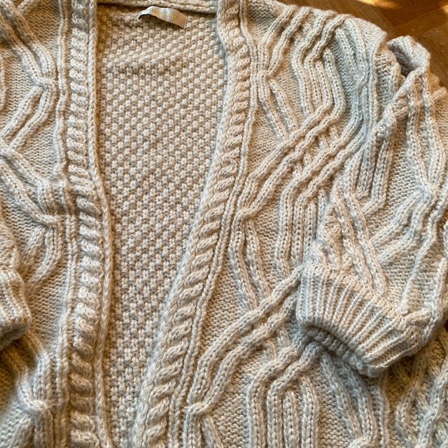 RandomThickCableMidiLength Knit Cardigan レディースのトップス(カーディガン)の商品写真