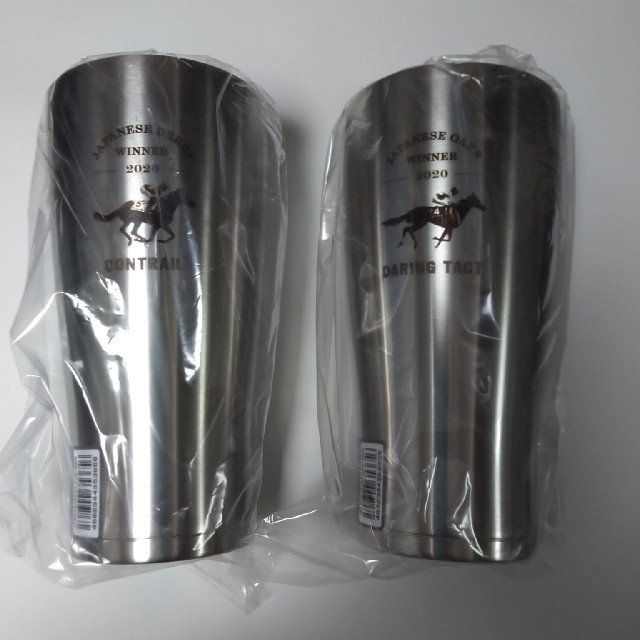 THERMOS(サーモス)のJRA 非売品 三冠馬タンブラー2個セット サーモス エンタメ/ホビーのコレクション(ノベルティグッズ)の商品写真