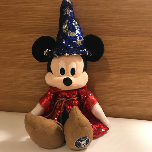 Disney(ディズニー)のファンタジア　ミッキー  ぬいぐるみ エンタメ/ホビーのおもちゃ/ぬいぐるみ(キャラクターグッズ)の商品写真