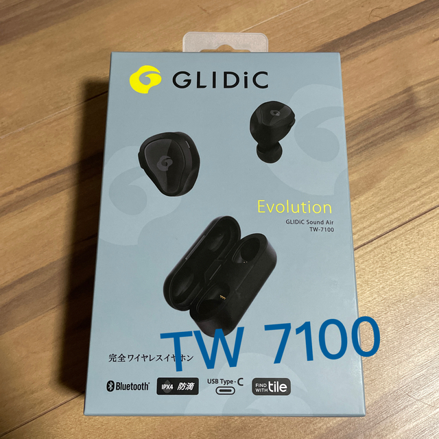 約12時間充電ケース使用時ワイヤレスイヤホン GLIDiC Sound Air TW-7100