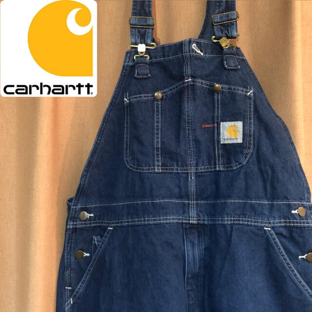 90s USA carhartt カーハート　オーバーオール