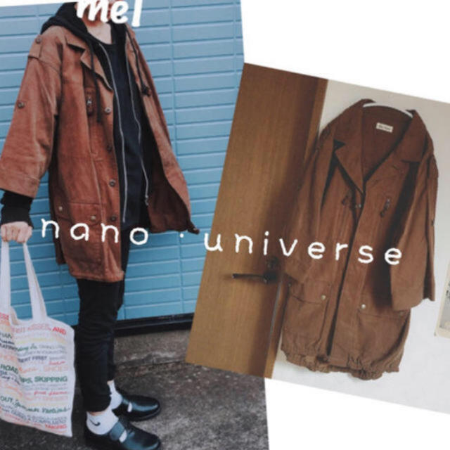 nano・universe(ナノユニバース)の美品　ミリタリージャケット レディースのジャケット/アウター(ミリタリージャケット)の商品写真