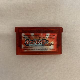 ゲームボーイアドバンス(ゲームボーイアドバンス)のGBA ポケットモンスター ルビー(携帯用ゲームソフト)