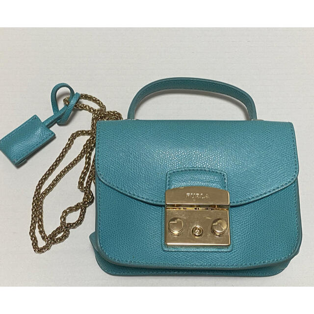 FURLA フルラ　メトロポリス　ブルー