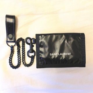 サンローラン(Saint Laurent)のサンローラン SAINT LAURENT 財布 チェーン ウォレット メンズ(折り財布)