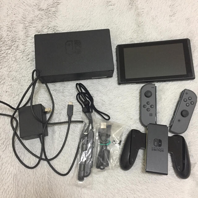 Nintendo Switch JOY-CON グレー 本体  HAC-S-KA