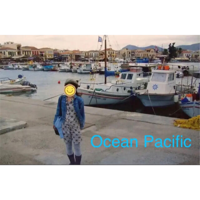 OCEAN PACIFIC(オーシャンパシフィック)の【Ocean Pacific】綿100% ウエストが絞れるシャツワンピース レディースのワンピース(ミニワンピース)の商品写真